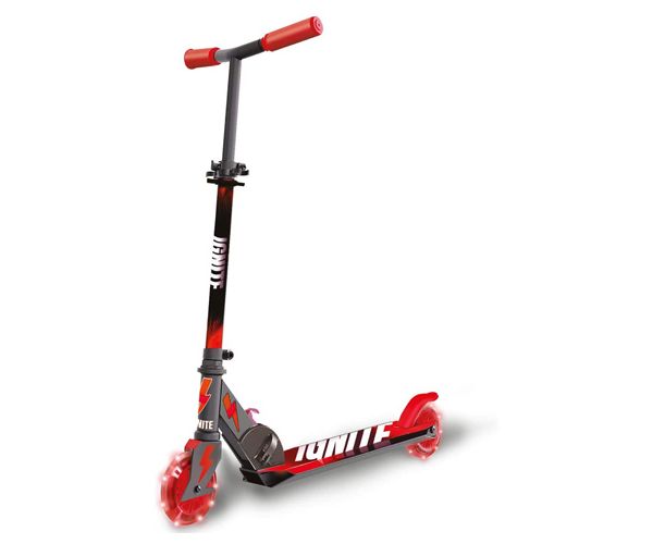 Ignite crveni romobil na dva kotača sa svjetlećim kotačima - Mondo Toys
