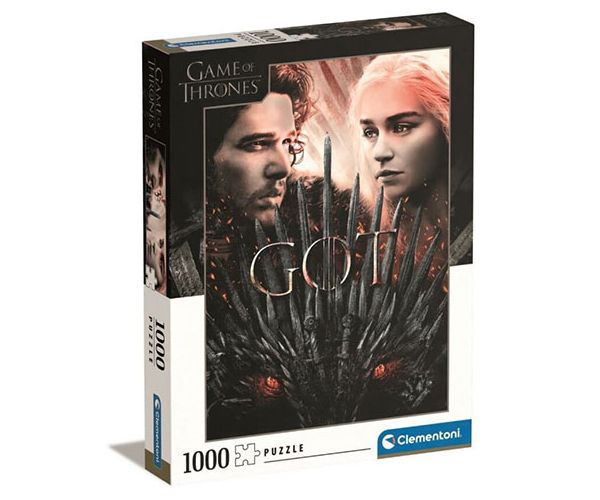 Igra prijestolja: Željezno prijestolje puzzle 1000 kom - Clementoni