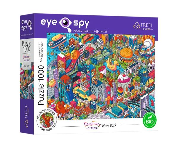 Imaginary Cities: New York UFT 1000kom puzzle - Trefl