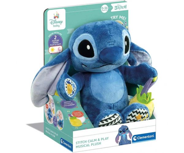 Interaktív Disney Stitch plüss figura - Clementoni