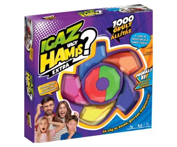 Igaz vagy hamis Extra interaktív társasjáték