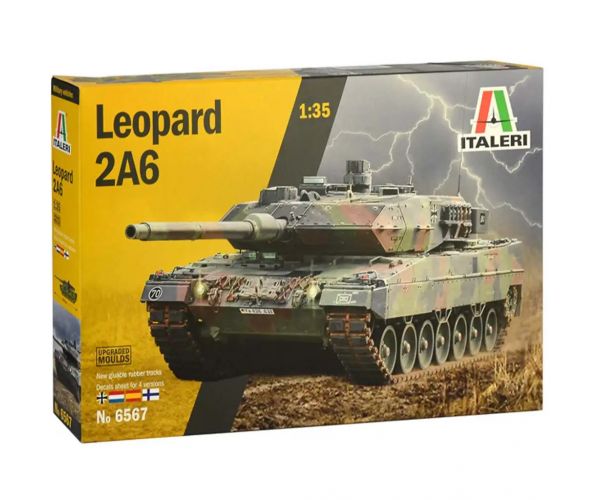 Italeri 1/35 Leopard 2A6 tank makett