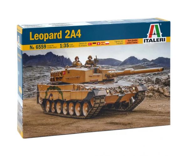 Italeri 1/35 Leopard 2A4 tank makett
