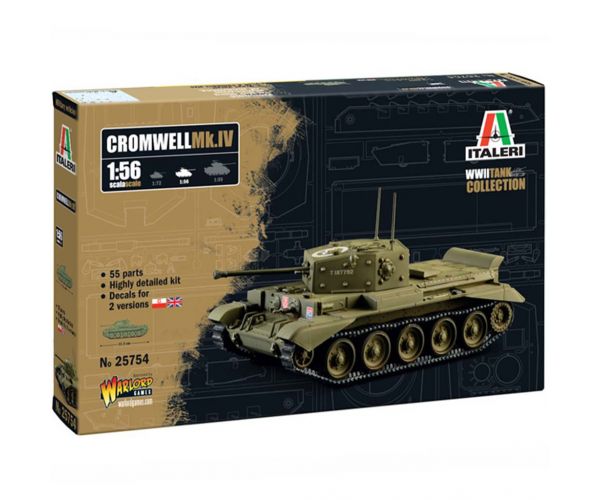 Italeri 1/56 Cromwell Mk. IV model tenka