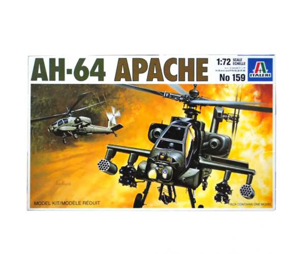 Italeri 1/72 AH-64 Apache helikopterski model