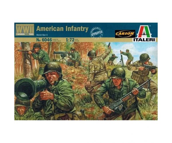 Italeri 1/72 Američka pješadija WWII. vojnici figure