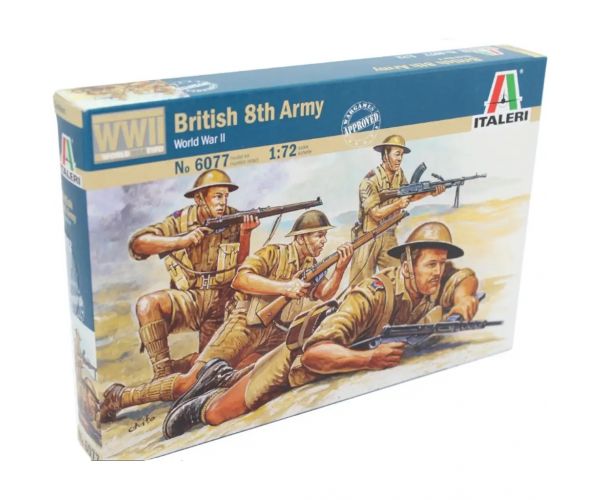 Italeri 1/72 Britanska 8. armija Brit vojne figure maketa