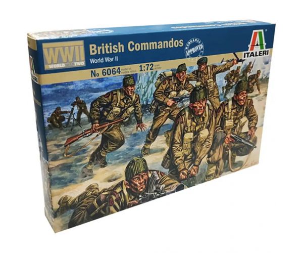 Italeri 1/72 Britanski komandosi Britanske vojne figure maketa