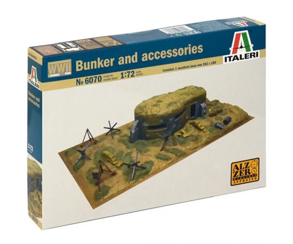 Italeri 1/72 Bunker i terenski objekti diorama set