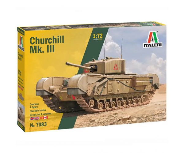 Italeri 1/72 Churchill Mk. III tenk maketa