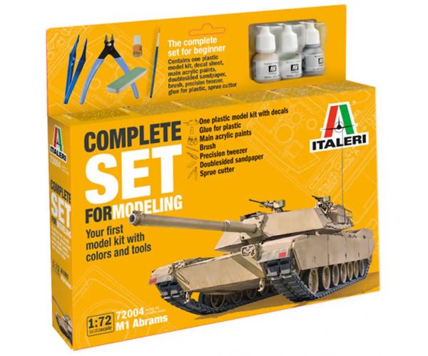 Italeri 1/72 M1 Abrams tenk maketa set