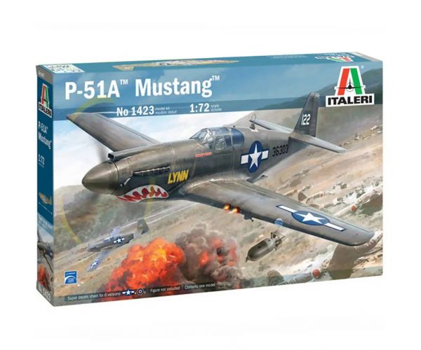Italeri 1/72 P-51A Mustang vadászgép makett