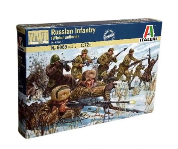 Italeri 1/72 Ruska pješaštvo zimska uniforma maketa ruskih vojnika u zimskim uniformama