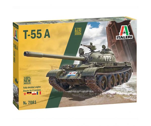 Italeri 1/72 T-55A tenk maketa