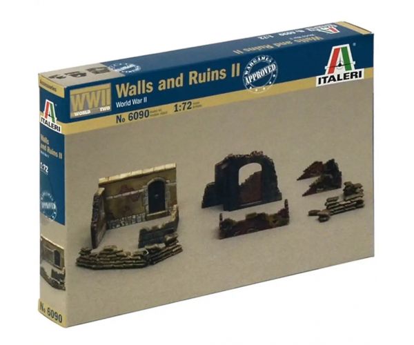 Italeri 1/72 Zidovi i ruševine diorama set