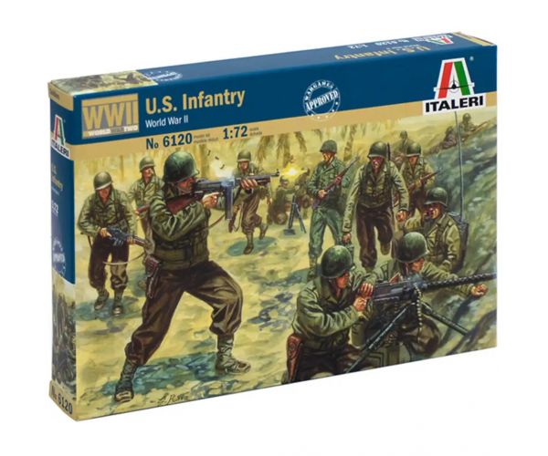 Italeri 1/72 američka pješaštvo iz Drugog svjetskog rata. figura maketa američkih vojnika