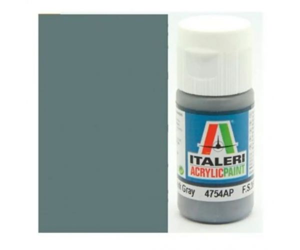 Italeri Flat Dark Gray (4754AP) - Matt sötétszürke makett festék 20ml