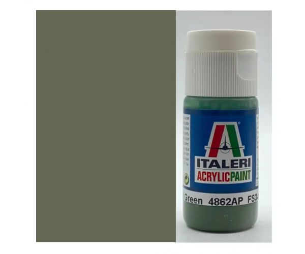 Italeri Flat Green (4862AP) - Matt zöld makett festék 20ml