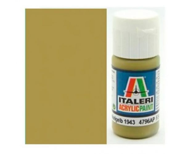 Italeri Flat Panzer Dunkelgelb 1943 (4796AP) – Matt páncélos sötétsárga makett festék 20ml