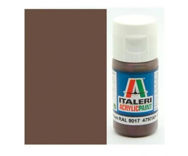 Italeri Flat Pz. Schokobraun RAL 8017 (4797AP) – Matt csokoládébarna makett festék 20ml