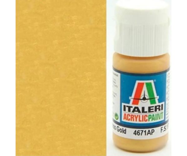 Italeri Metal Gloss Gold (4671AP) - Metál fényes arany makett festék 20ml