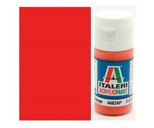 Italeri Metal Gloss Orange (4682AP) - Fényes narancssárga makett festék 20ml