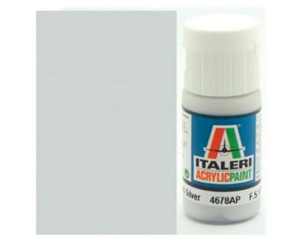 Italeri Metal Gloss Silver (4678AP) - Metál fényes ezüst makett festék 20ml