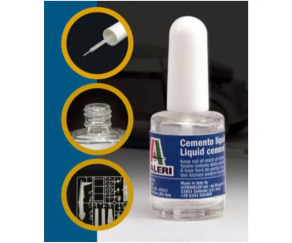 Italeri ecsetes makett ragasztó 15ml - vékony ecsettel