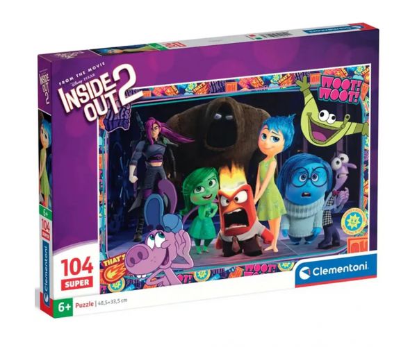 Agymanók 2 új érzelmek birodalma 104db-os puzzle - Clementoni