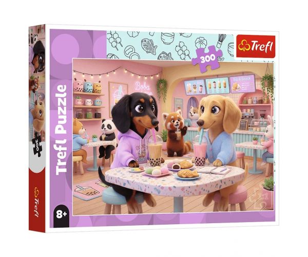 Tacskók egy kávézóban 300db-os puzzle - Trefl