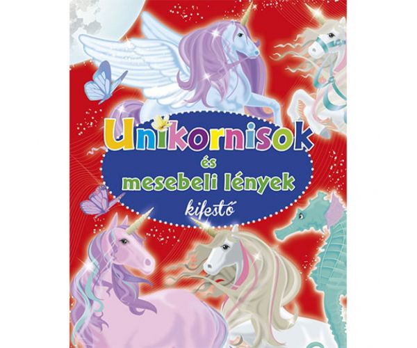 Jednorog i bajkovita bića bojanka