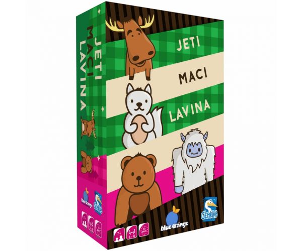 Jeti, maci, lavina társasjáték