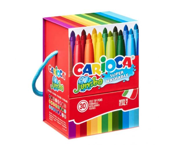 Jumbo 30db-os lemosható filctoll szett - Carioca