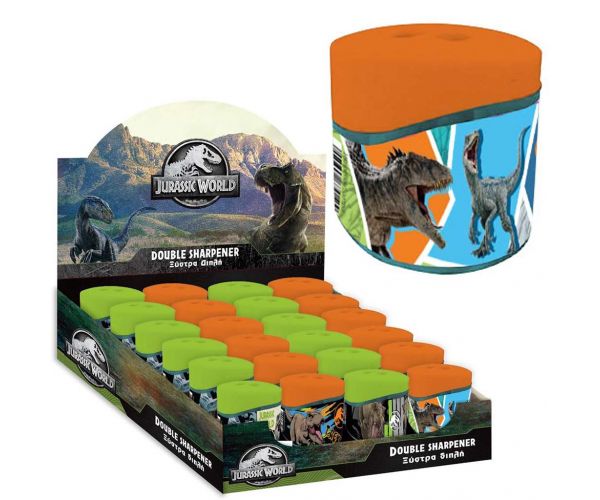 Jurassic World: Dvostruki šiljilo za olovke s rezervoarom Velociraptor 1 komad