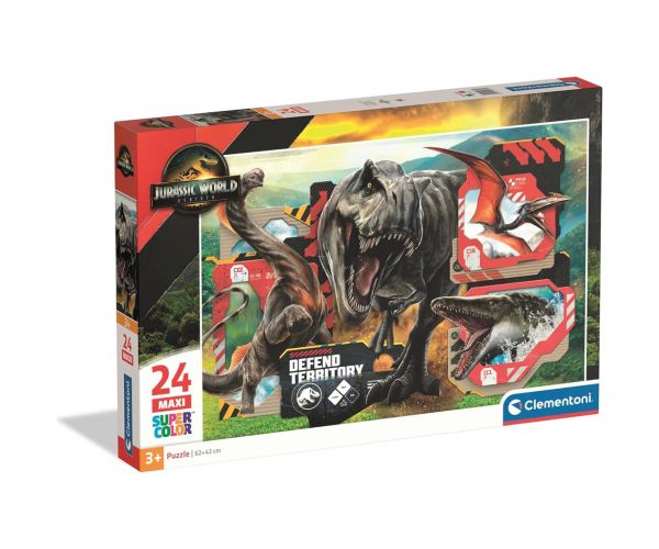 Jurassic World Maxi Super Color 24db-os puzzle - Clementoni