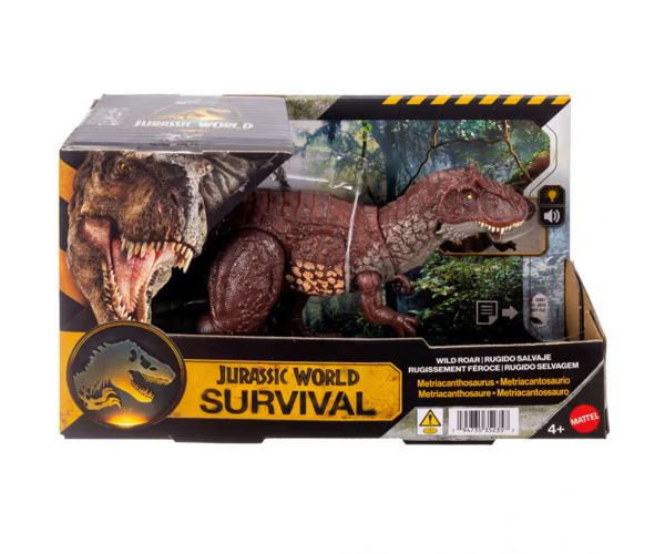 Jurassic World: Metriacanthosaurus támadó dinó hanggal és fénnyel – Mattel