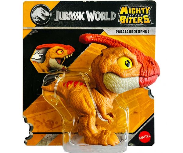 Jurassic World: Harapós mini Parasaurolophus figura - Mattel