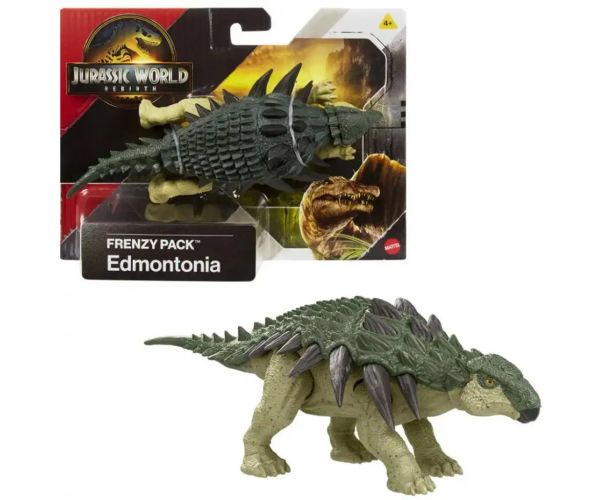 Jurassic World: Újjászületés Frenzy pack Edmontonia dinoszaurusz figura - Mattel