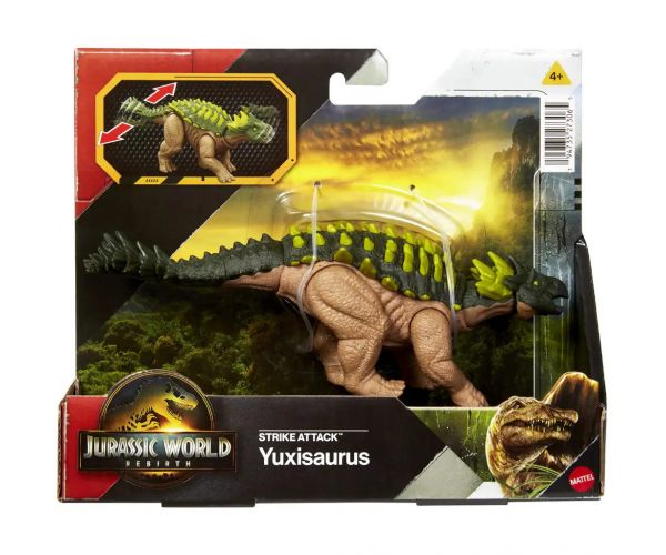 Jurassic World: Újjászületés Strike Attack Yuxisaurus támadó dinoszaurusz figura - Mattel