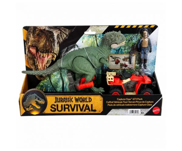 Jurassic World: Dínó befogó Quad játékszett - Mattel