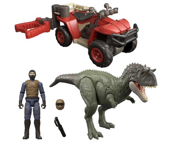 Jurassic World: Set za hvatanje dinosaura s kvadom - Mattel