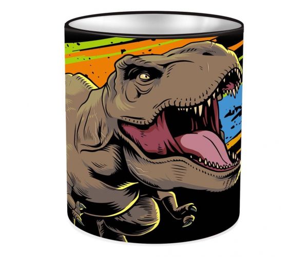 Jurassic World cilindrični metalni stolni držač za olovke 10x11cm
