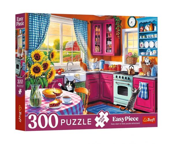 Reggel a konyhában Easy Piece 300db-os puzzle - Trefl