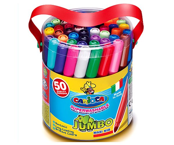 Jumbo 50 flomastera u setu - Carioca