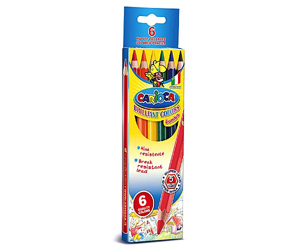 Jumbo bojice set od 6 kom.- Carioca
