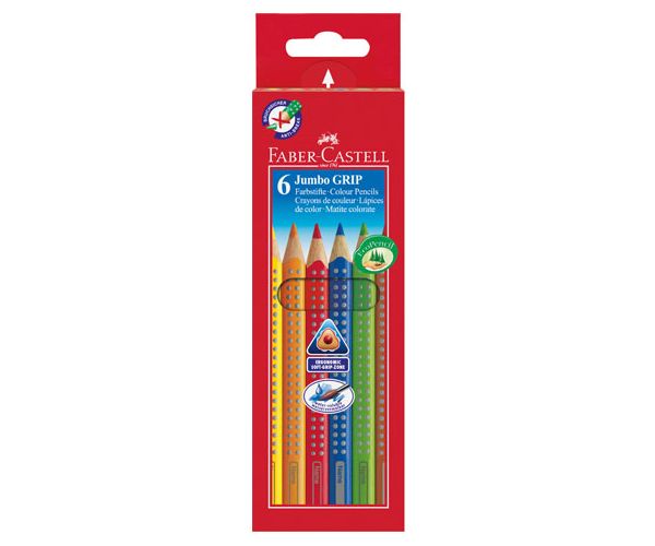 Jumbo bojice u setu 6 kom - Faber-Castell