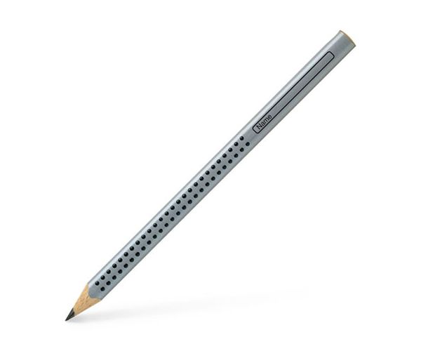 Jumbo Grip grafitna olovka B srebrnasta - Faber-Castell