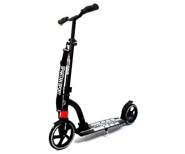 Jumbo III romobil s dvostrukim ovjesom crne boje - Spartan