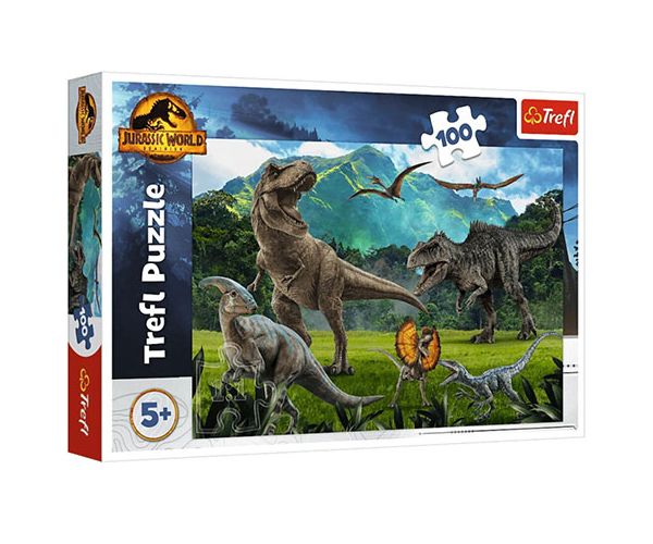 Jurassic World: Dinosauri iz Jurassic Parka 100kom puzzle - Trefl