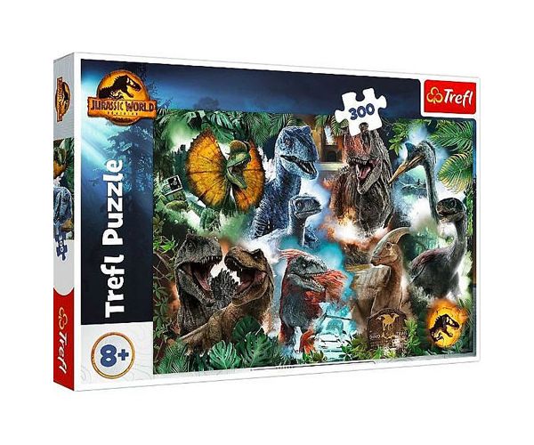 Jurassic World: Omiljeni dinosauri puzzle 300 kom - Trefl